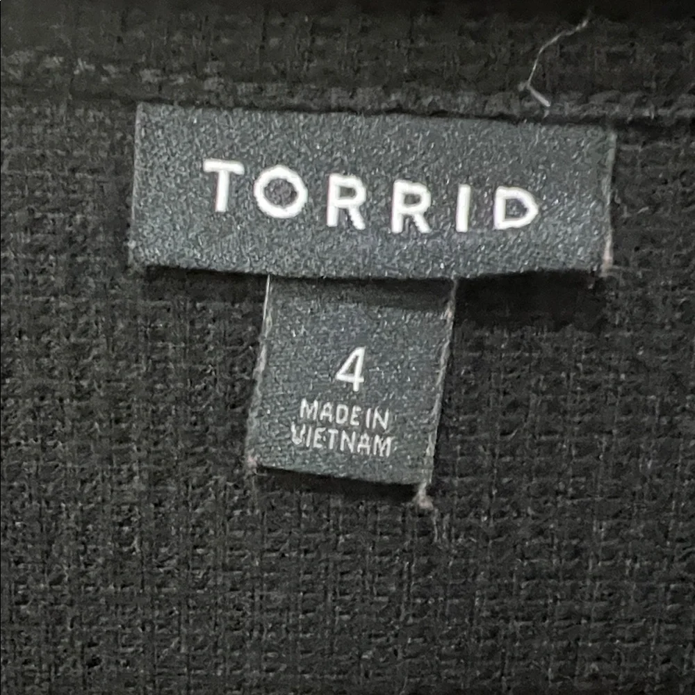 Torrid Black Knit Top - Picture 3 of 4